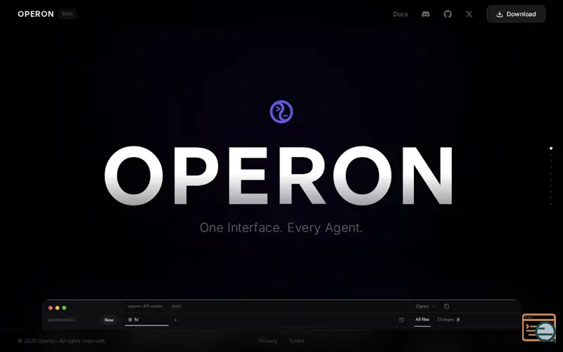 Screenshot of Operon