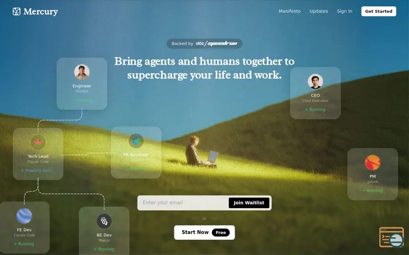 Screenshot of Mercury