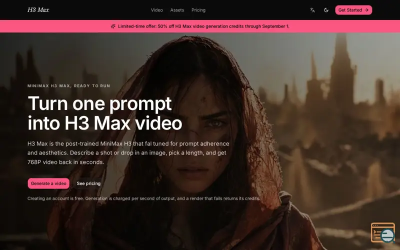 Screenshot of H3 Max