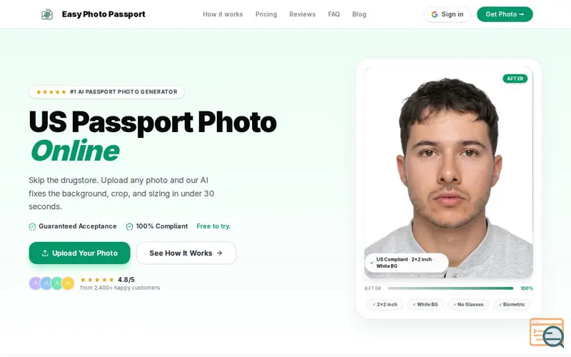 Screenshot of Easy Photo Passport