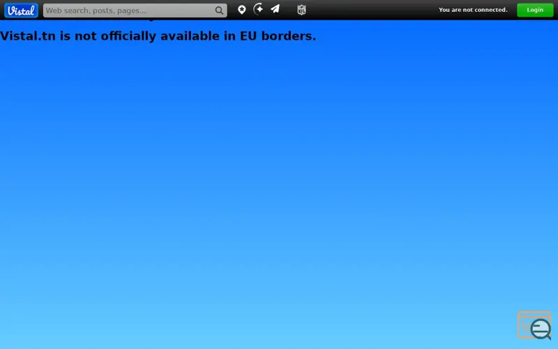 Screenshot of Vistal.tn