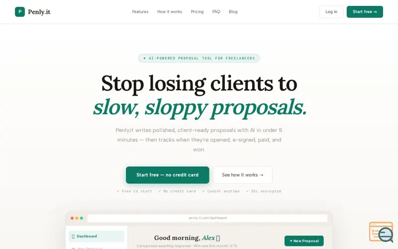 Screenshot of Penly.it
