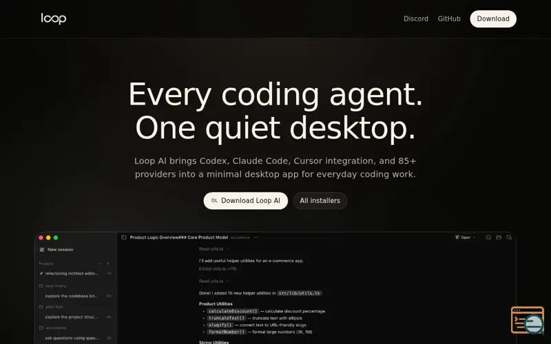 Screenshot of Loop