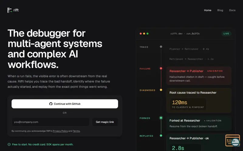 Screenshot of Rifft
