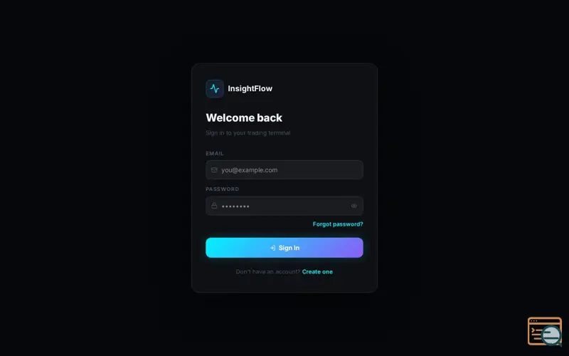 Screenshot of InsightFlow