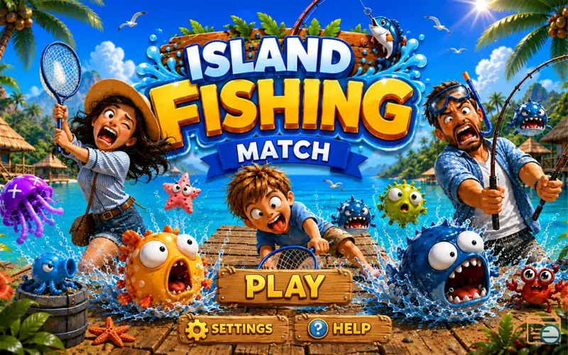 Screenshot of Island Fishing Match