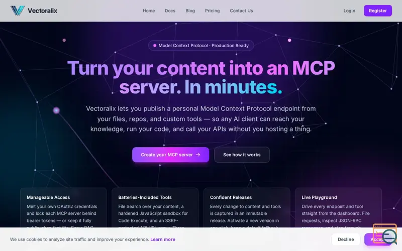 Screenshot of Vectoralix