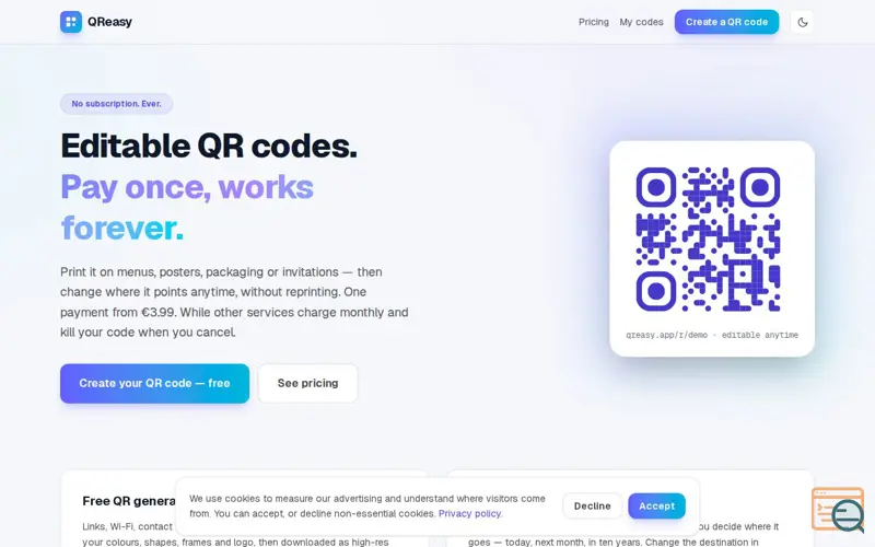 Screenshot of QReasy