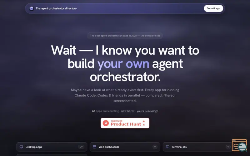 Screenshot of Yet Another Orchestrator