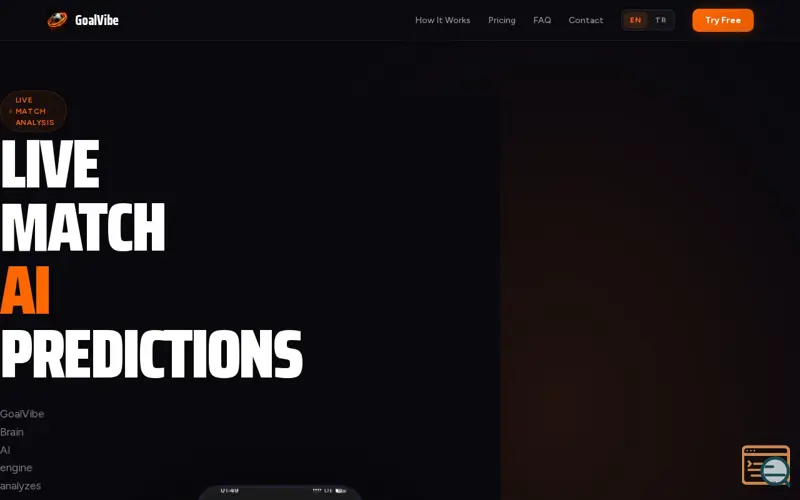 Screenshot of GoalVibe