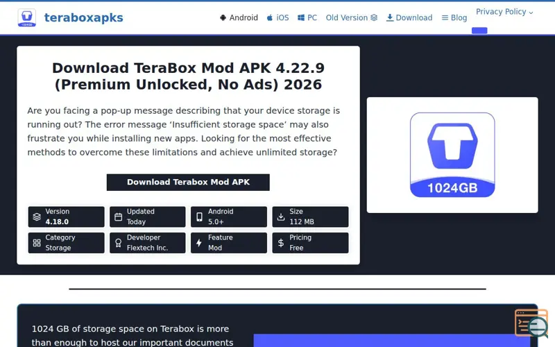 Screenshot of TeraView