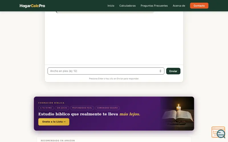 Screenshot of HogarCalcPro