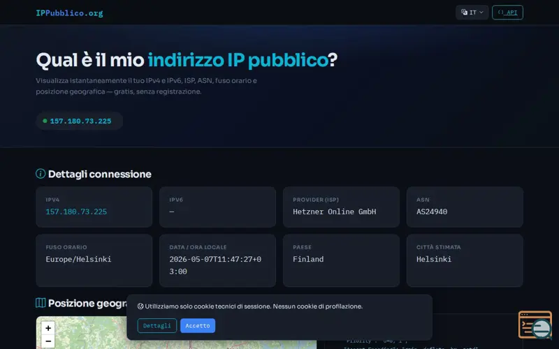 Screenshot of IPPubblico.org
