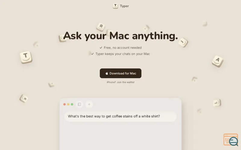 Screenshot of Typer AI