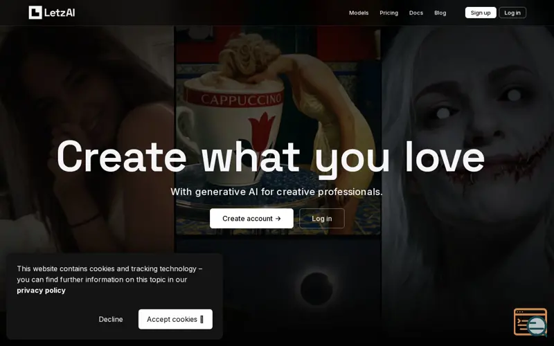 Screenshot of LetzAI