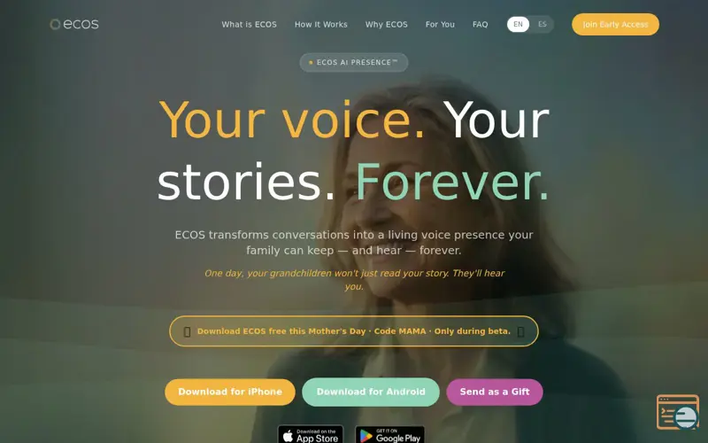Screenshot of ECOS