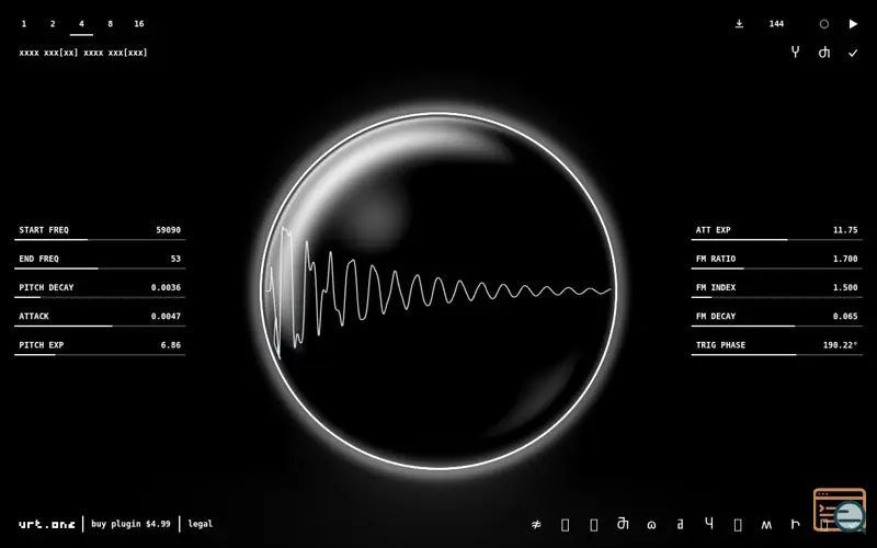 Screenshot of Techno Kick