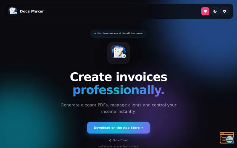 Screenshot of DamilanTech