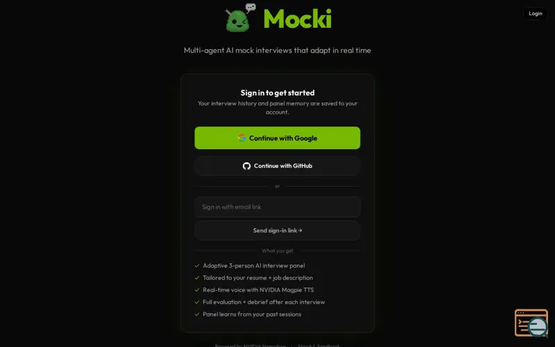 Screenshot of Mocki