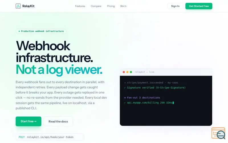 Screenshot of RelayKit