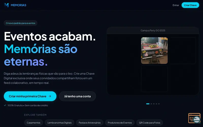 Screenshot of Memorias