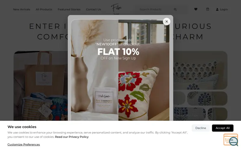 Screenshot of Fika