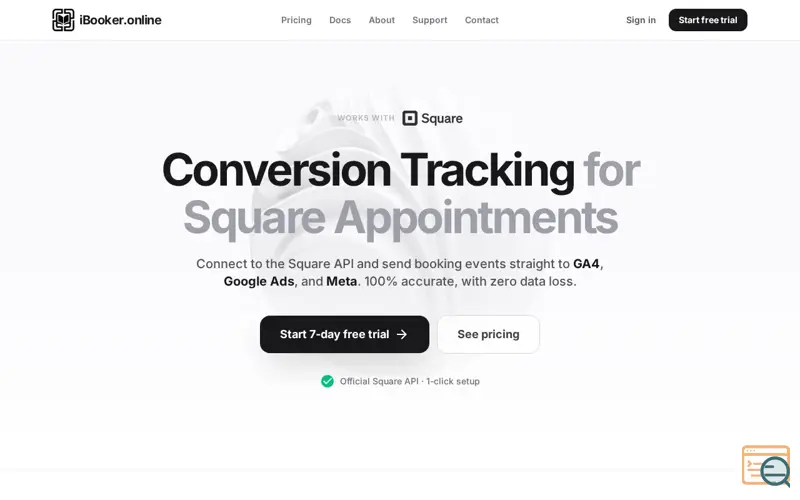 Screenshot of iBooker.online