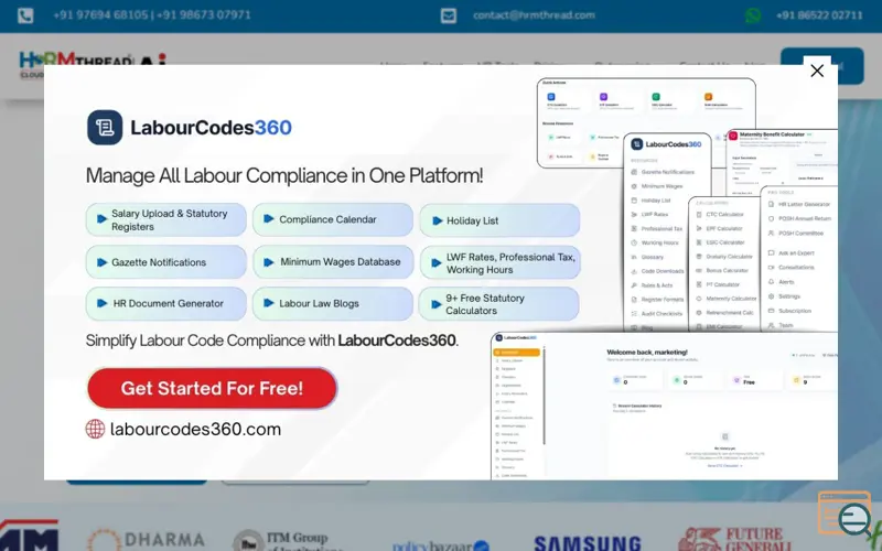 Screenshot of HRMThread