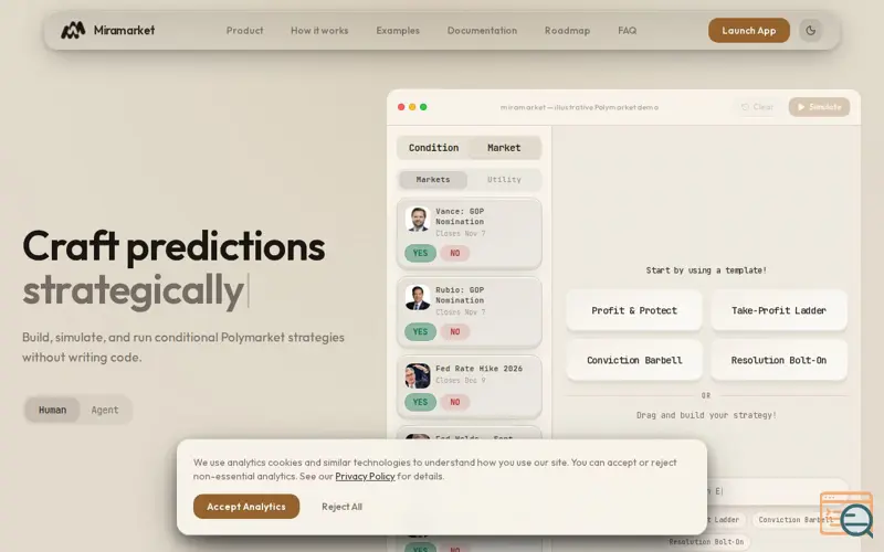 Screenshot of Miramarket
