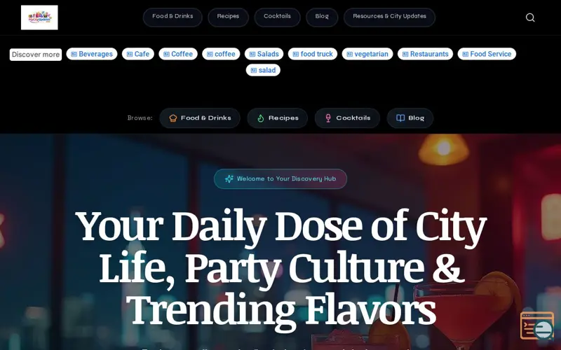 Screenshot of MyCityUpdates