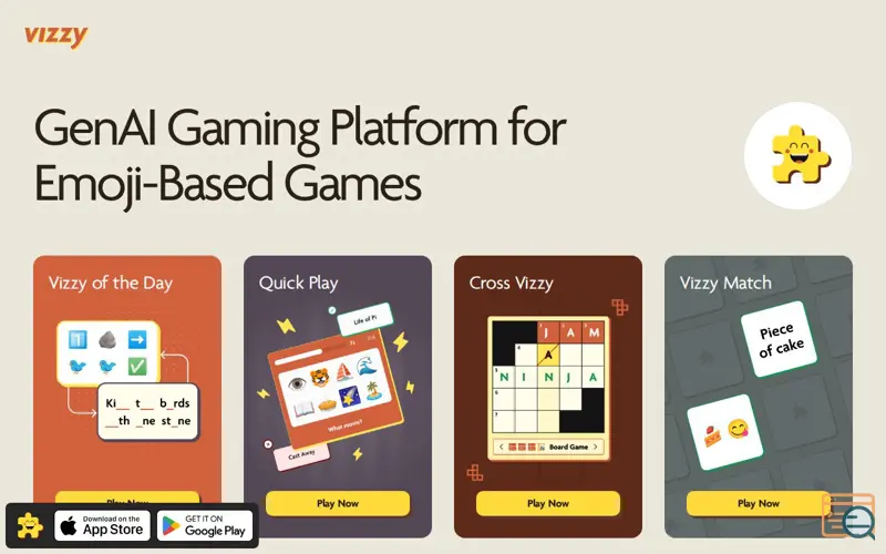 Screenshot of Vizzy
