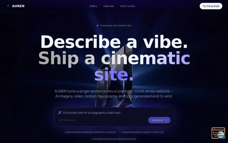 Screenshot of AUREN