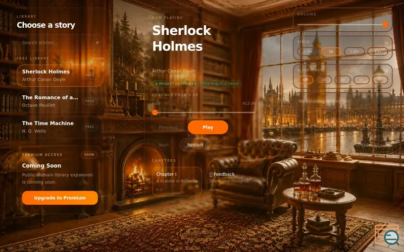Screenshot of AI Storyteller