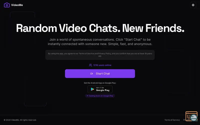 Screenshot of VideoMe
