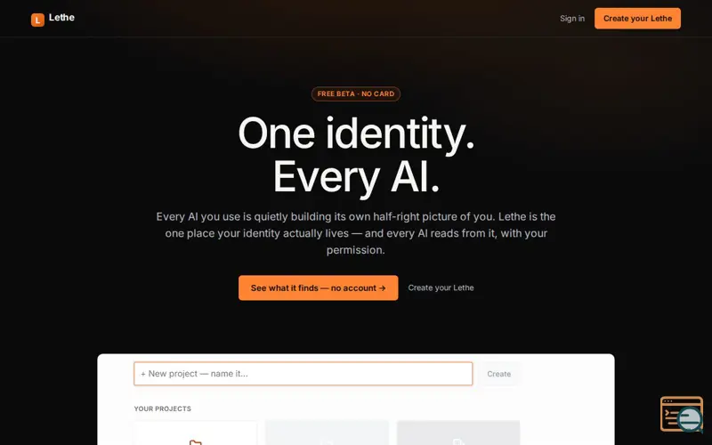 Screenshot of Lethe-ai
