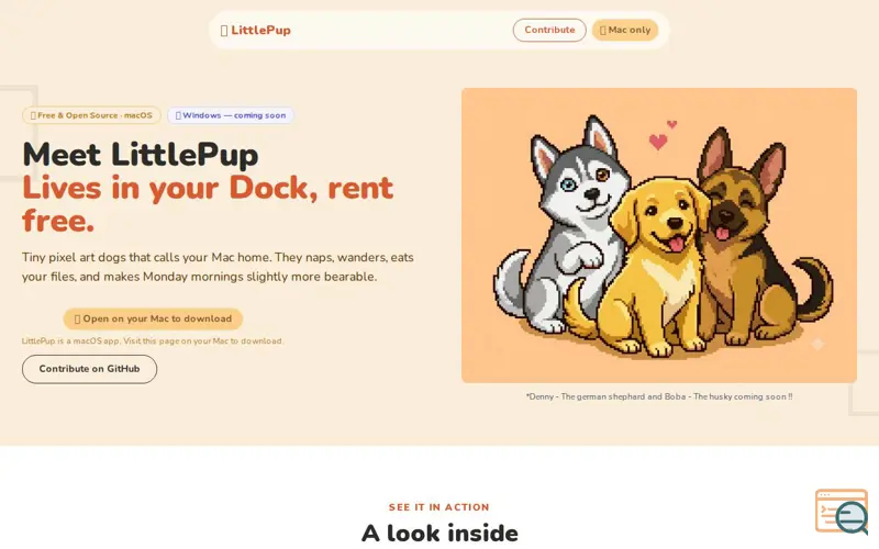 Screenshot of LittlePup