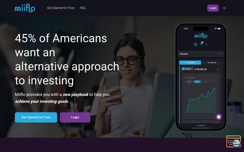Screenshot of Miiflo, a launch using Canny