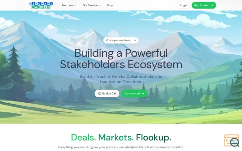 Screenshot of MerchantBanker