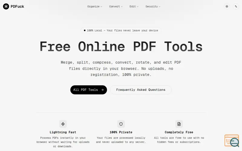 Screenshot of PDFuck