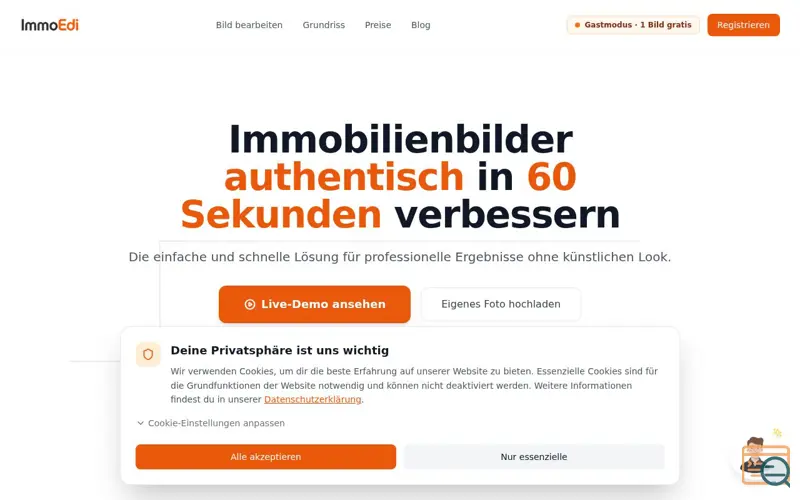 Screenshot of Immoedi