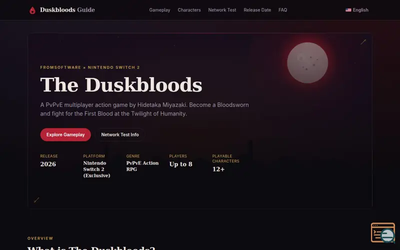 Screenshot of Duskbloods Guide