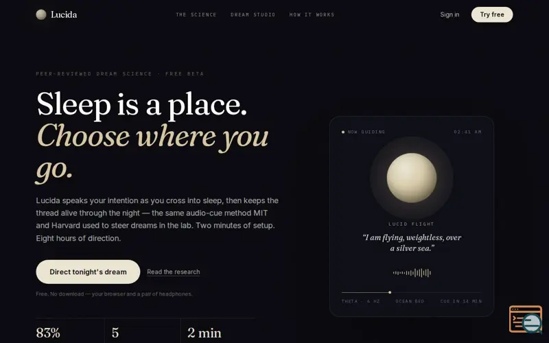Screenshot of Lucida