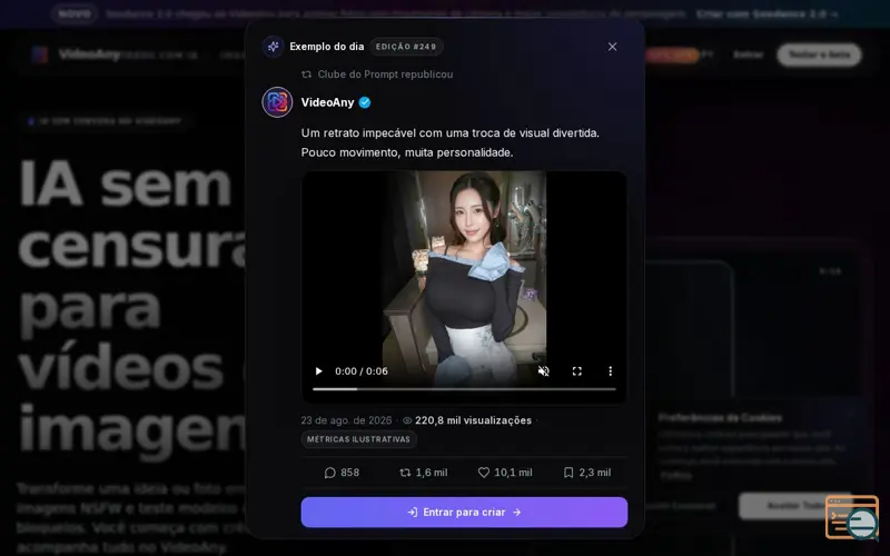Screenshot of VideoAny Brasil