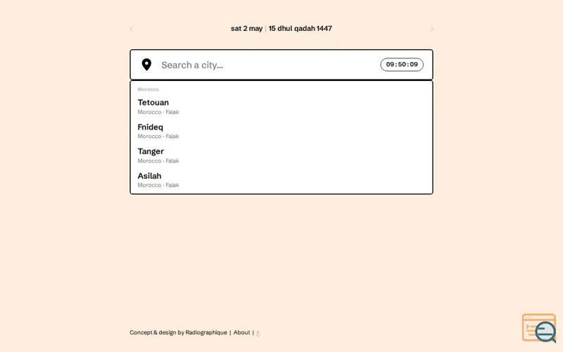 Screenshot of Salaaaaat