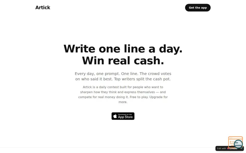 Screenshot of Artick