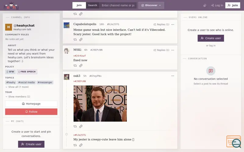 Screenshot of Heahy