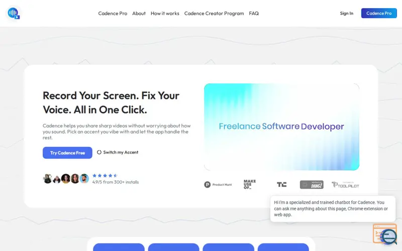 Screenshot of Cadence
