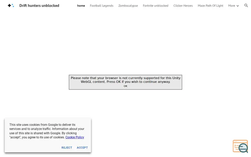 Screenshot of Drift hunters unblocked
