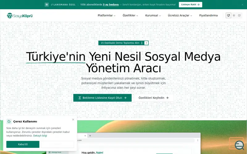 Screenshot of Sosyal Kopru