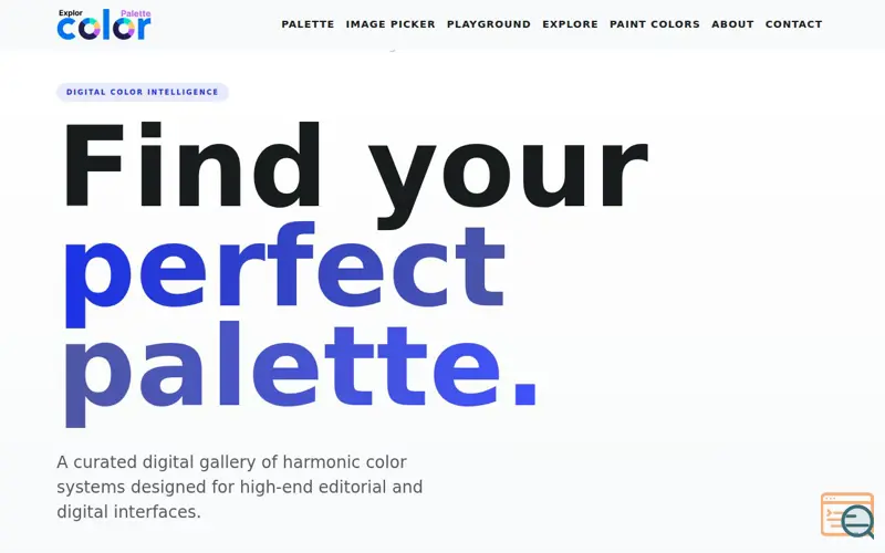 Screenshot of Color Palette Generator
